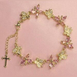 New Pink Butterfly bracelet